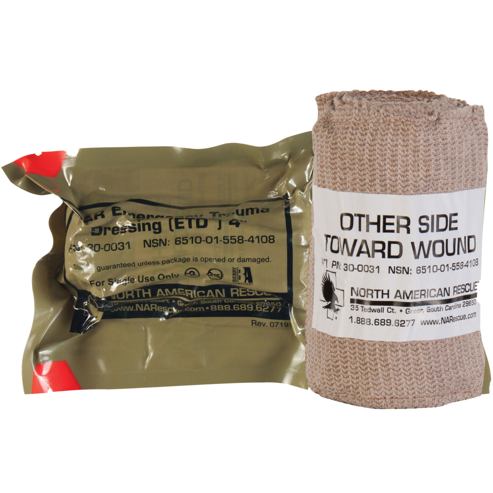 North American Rescue Emergency Trauma Dressing 4", view 1