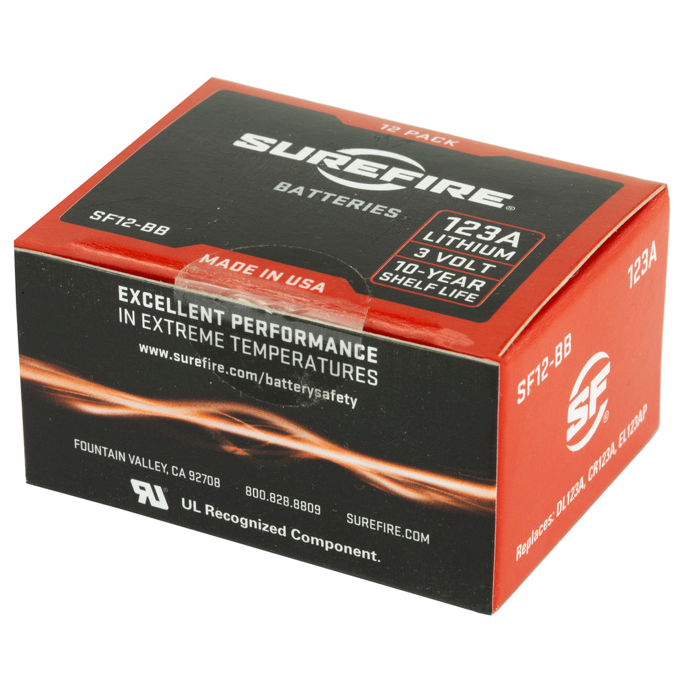 SureFire SF123A Lithium Batteries, 12-Pack, view 2